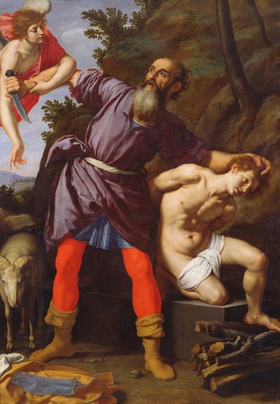 Het Offer van Abraham door Cristofano Allori